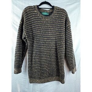 Vintage Tundra Coogi Style Sweater Men's Pullover Crewneck Y2K size XL